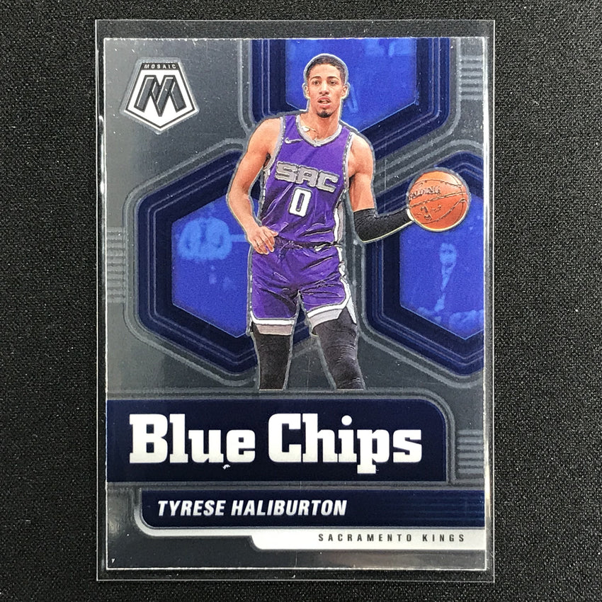 2020-21 Mosaic TYRESE HALIBURTON Blue Chips Rookie Base #5