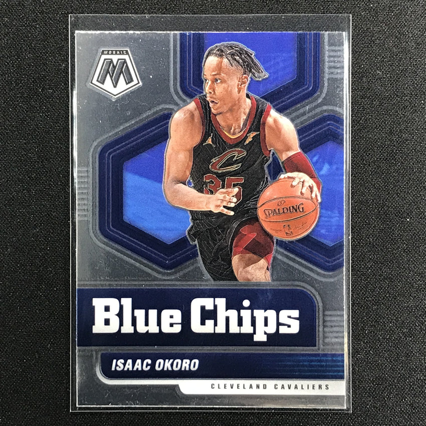 2020-21 Mosaic ISAAC OKORO Blue Chips Rookie Base #7