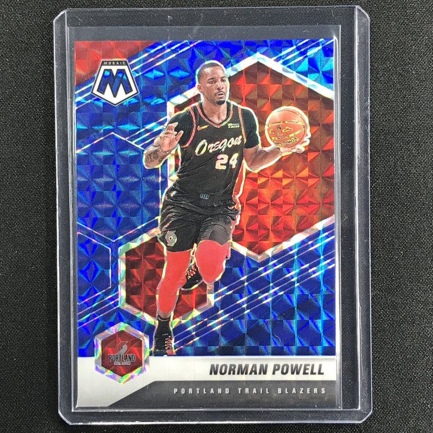 2020-21 Mosaic Norman Powell Blue 16/99