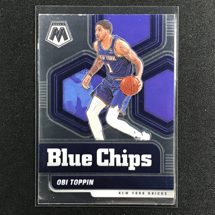 2020-21 Mosaic OBI TOPPIN Blue Chips Rookie Base #10