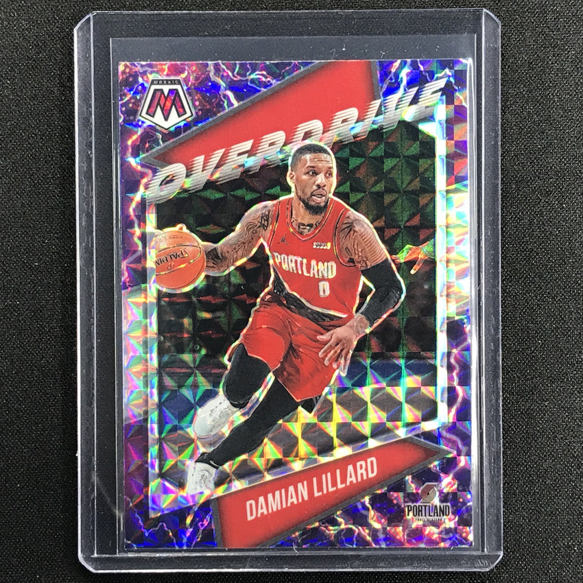 2020-21 Mosaic DAMIAN LILLARD Overdrive #23