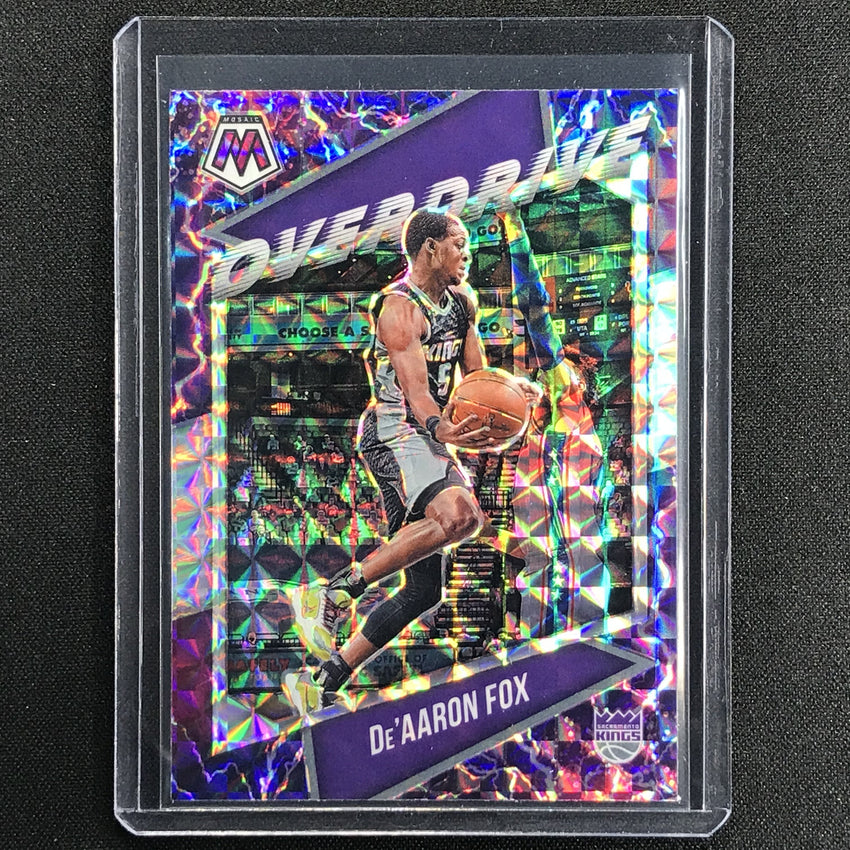 2020-21 Mosaic Deaaron Fox Overdrive No 24
