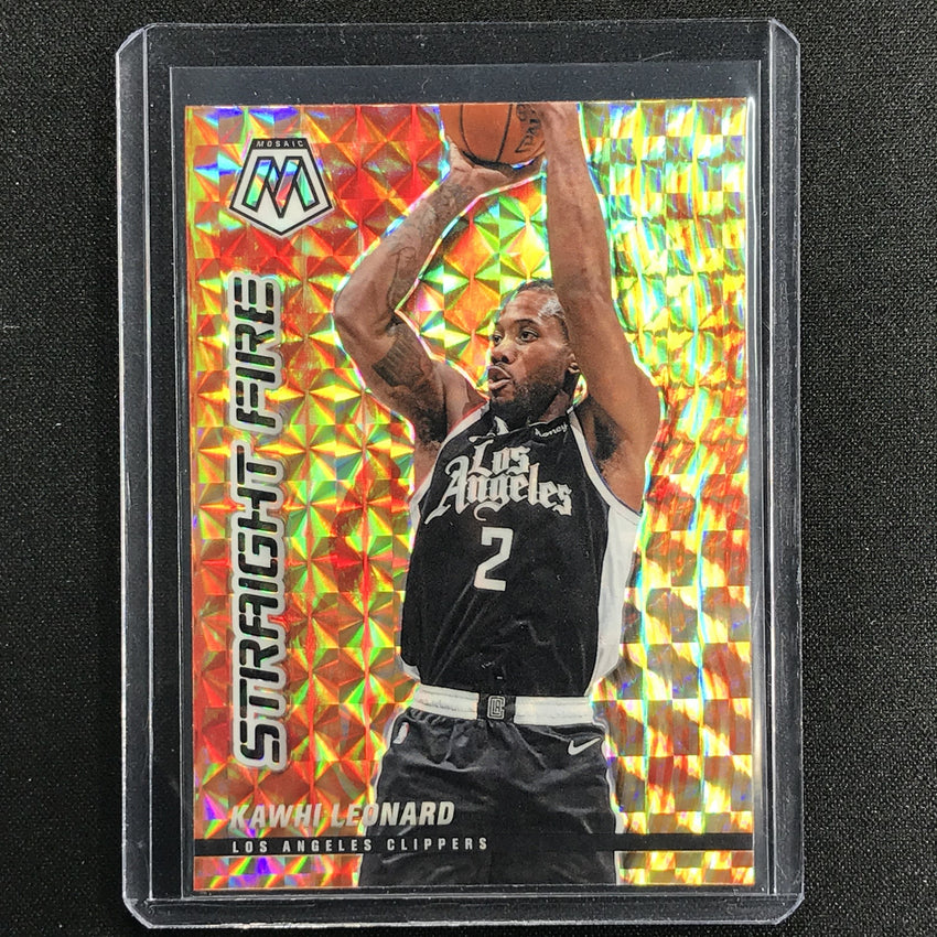 2020-21 Mosaic KAWHI LEONARD Straight Fire #15
