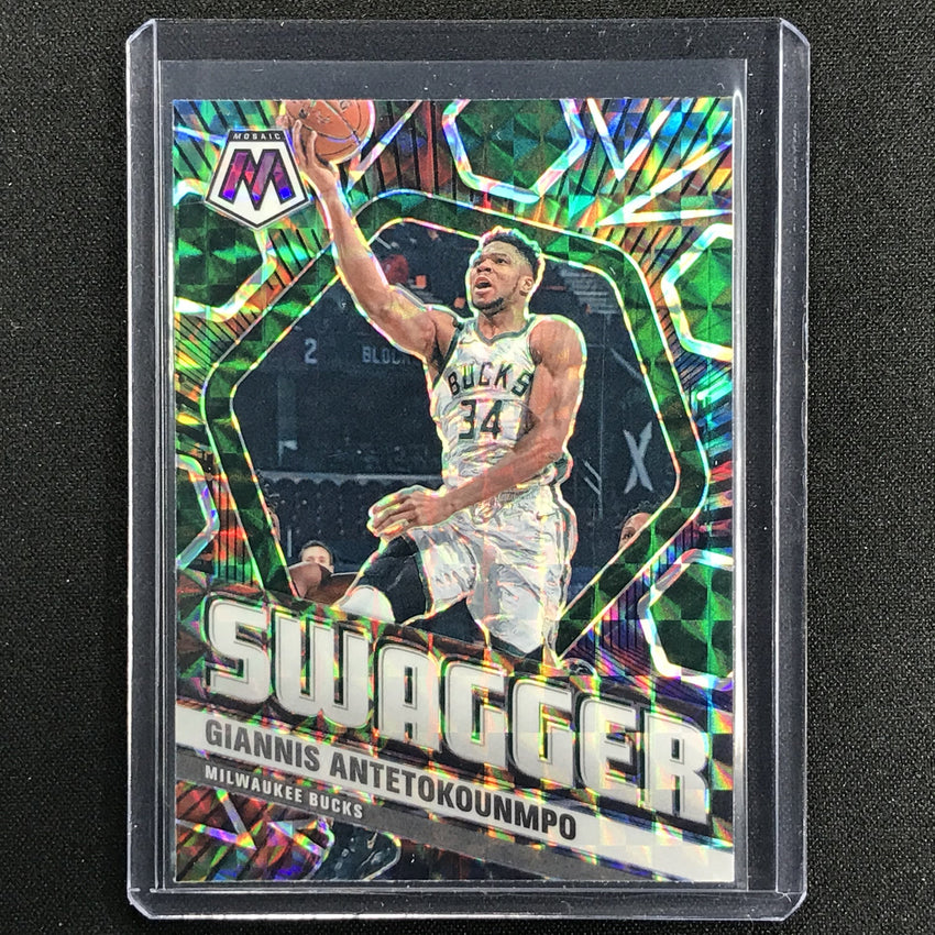 2020-21 Mosaic Giannis Antetokounmpo Swagger No 2