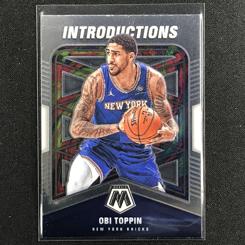 2020-21 Mosaic OBI TOPPIN Introductions Rookie Base #6