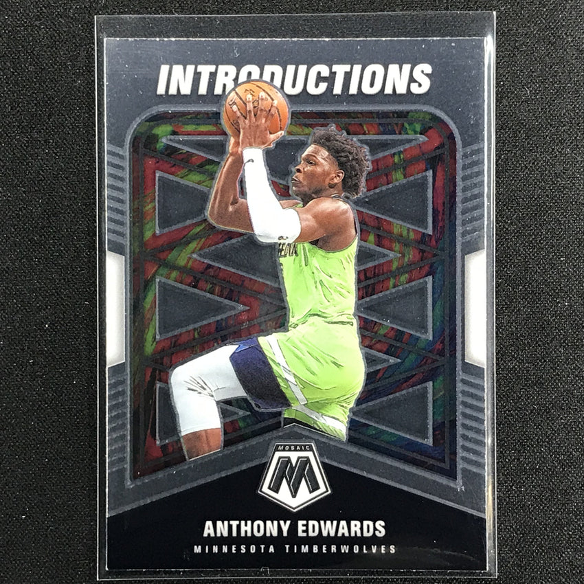 2020-21 Mosaic Anthony Edwards Introductions Rookie Base No 10