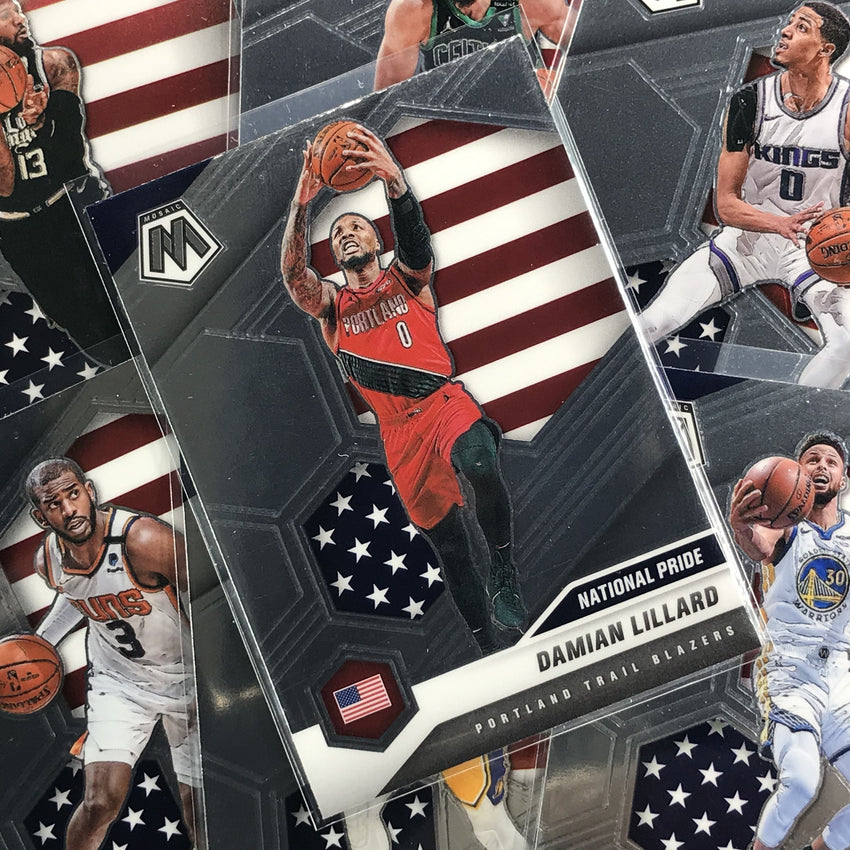 2020-21 Mosaic LAMELO BALL National Pride Rookie Base #257