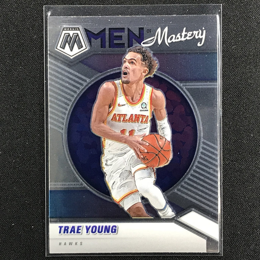 2020-21 Mosaic TRAE YOUNG Men of Mastery Base #6
