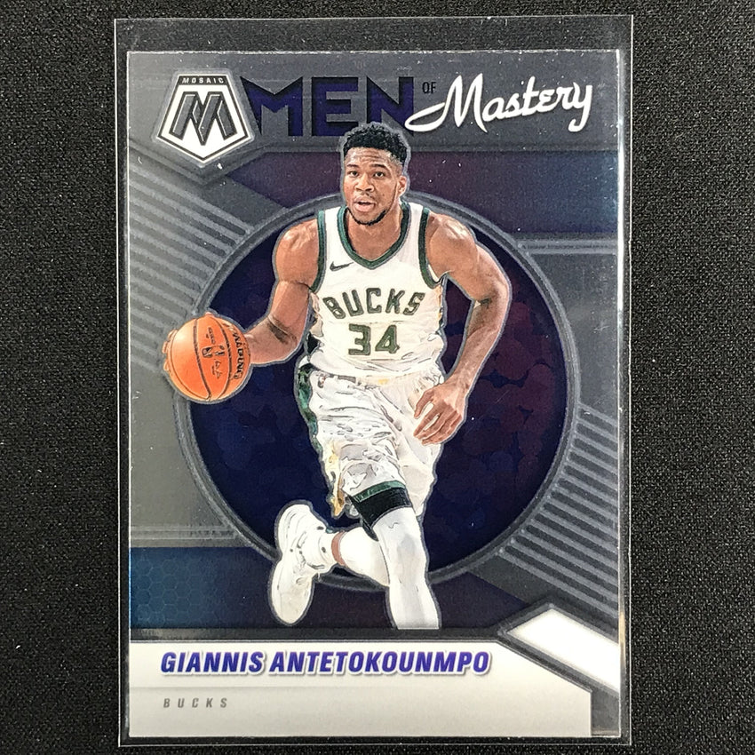 2020-21 Mosaic GIANNIS ANTETOKOUNMPO Men of Mastery Base #19