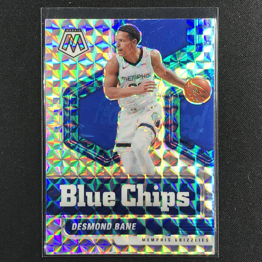 2020-21 Mosaic DESMOND BANE Blue Chips Rookie Mosaic Silver #15