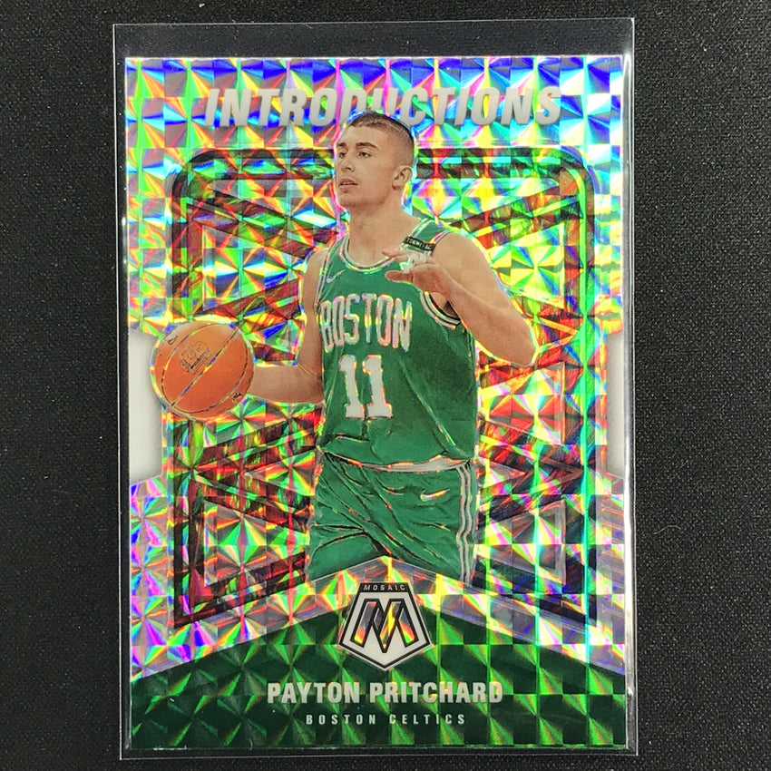 2020-21 Mosaic PAYTON PRITCHARD Introductions Rookie Mosaic Silver #9