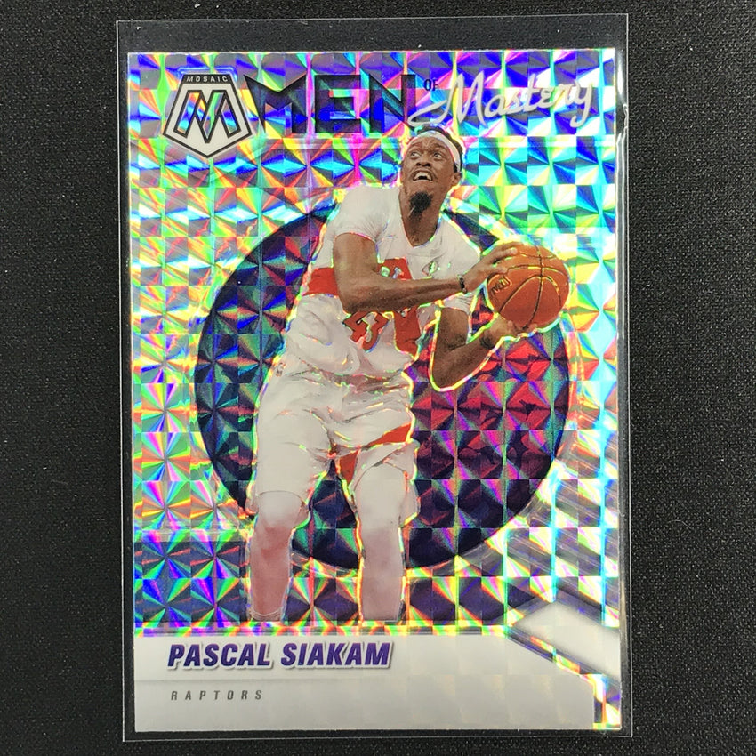 2020-21 Mosaic PASCAL SIAKAM Men of Mastery Mosaic Silver #10