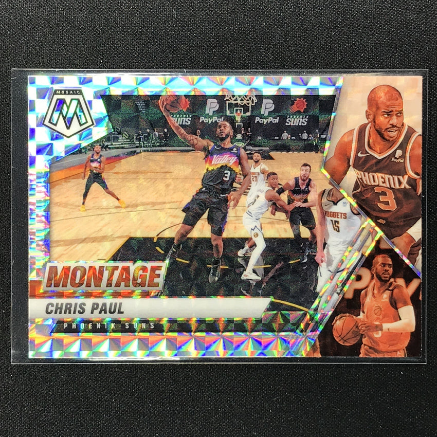 2020-21 Mosaic CHRIS PAUL Montage Mosaic Silver #12