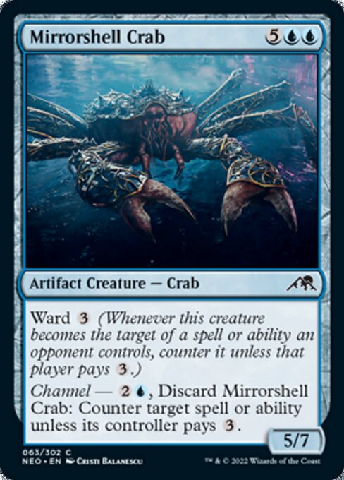 Mirrorshell Crab 63/302 -  Kamigawa Neon Dynasty CONNN