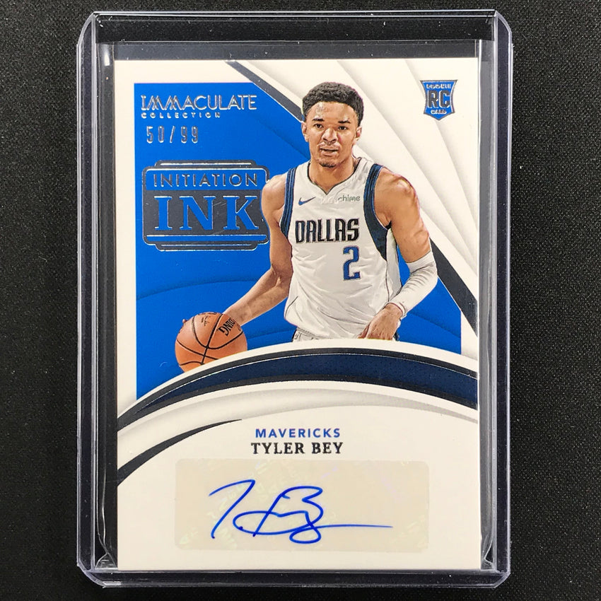 2020-21 Immaculate Tyler Bey Initiation Ink Rookie Auto 50/99