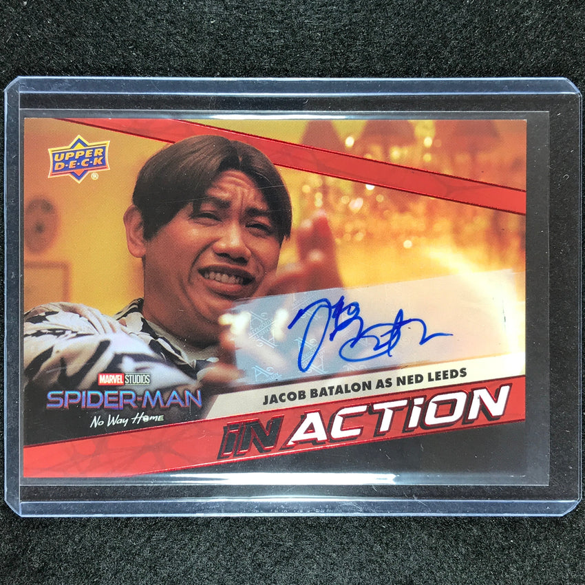 2023 Spider-man No Way Home Jacob Batalon Ned Leeds In Action Red Foil Auto No 8