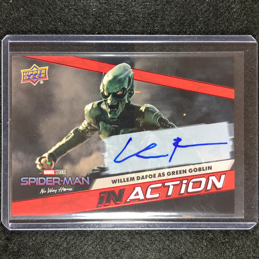 2023 Spider-man No Way Home Willem Dafoe Green Goblin In Action Red Foil Auto No 1