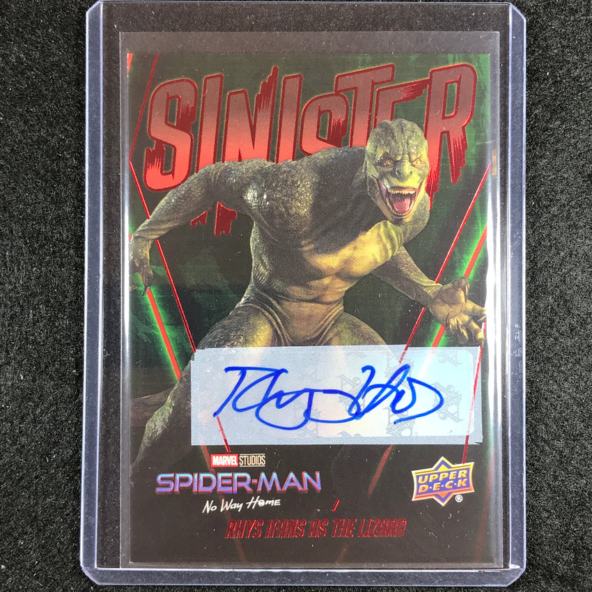 2023 Spider-man No Way Home Rhys Ifans As The Lizard Sinister Red Foil Auto No 3