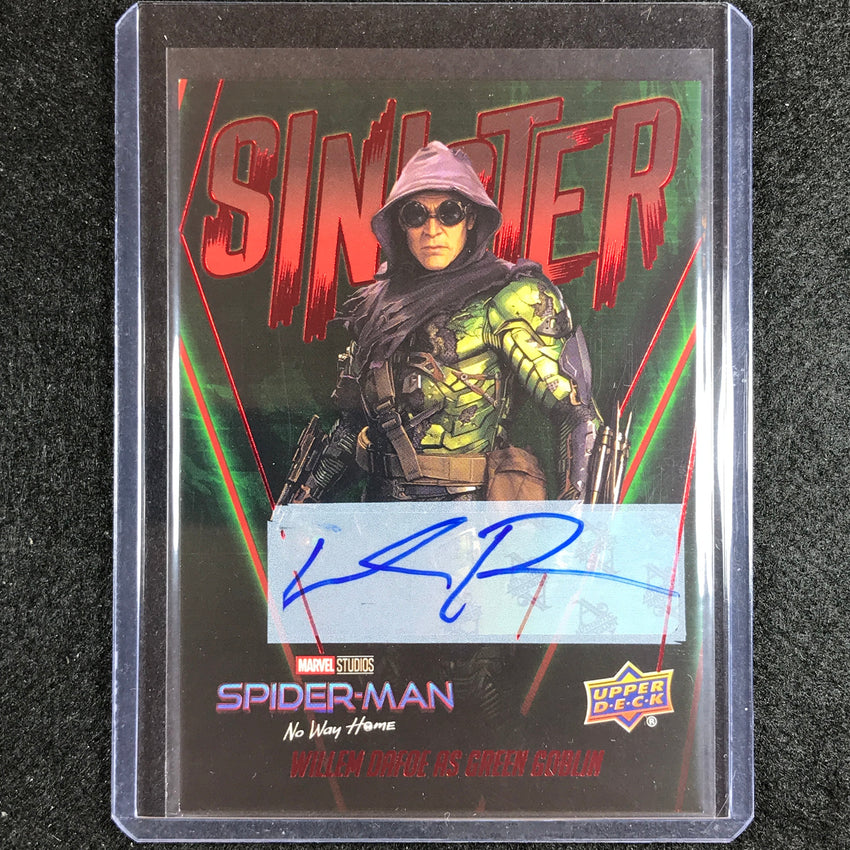 2023 Spider-man No Way Home Willem Dafoe Green Goblin Sinister Red Foil Auto No 5