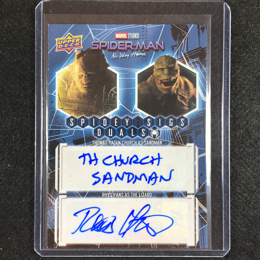 2023 Spider-man No Way Home Church Sandman/ifans Lizard Spidey Dual Auto 22/25