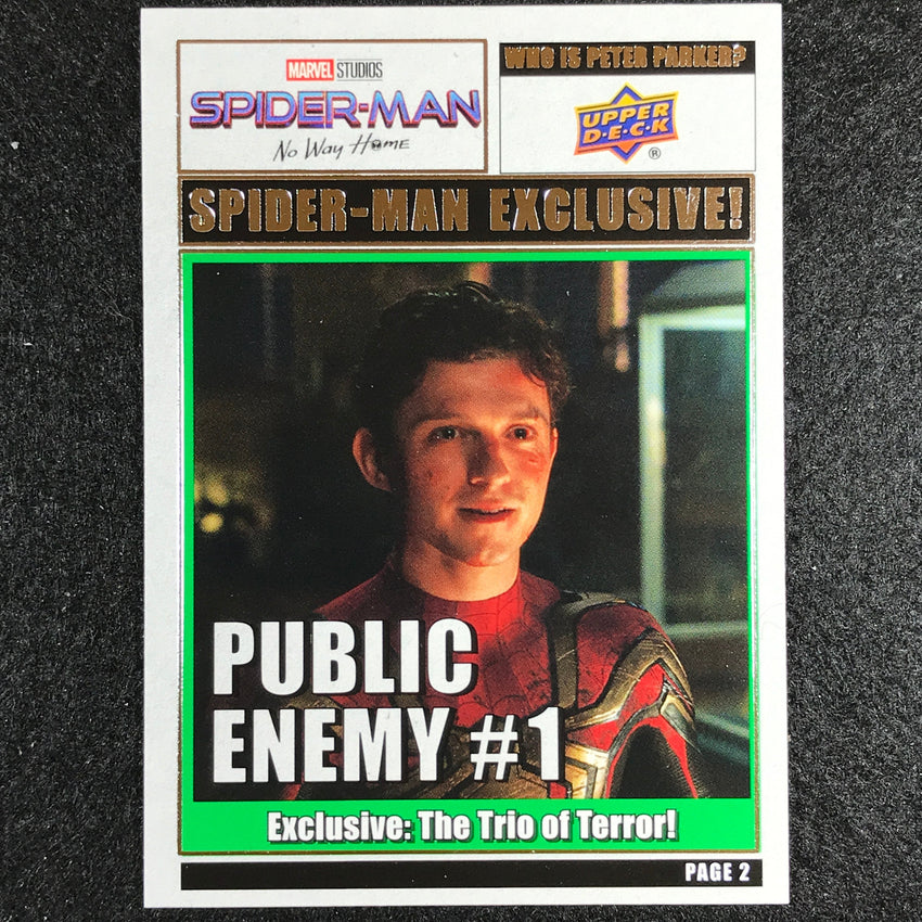 2023 Spider-man No Way Home Tom Holland As Spider-man Public Enemy No 1 Base No 8