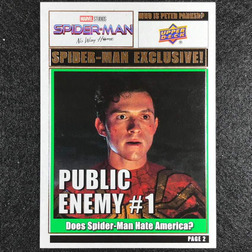 2023 Spider-man No Way Home Tom Holland As Spider-man Public Enemy No 1 Base No 10