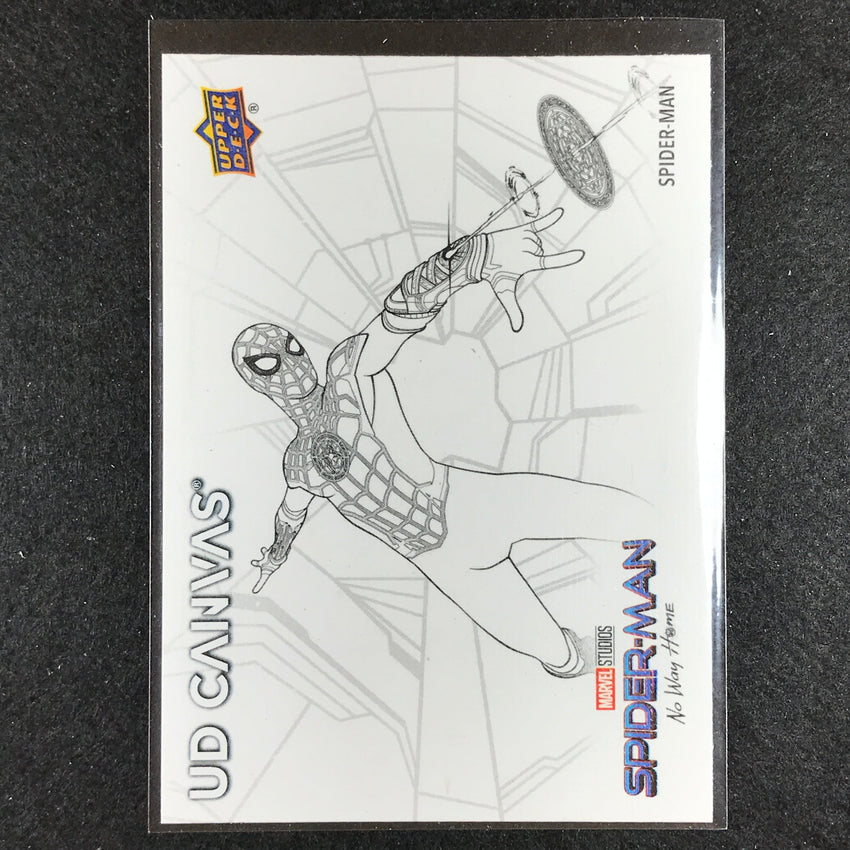 2023 Spider-man No Way Home Spider-man Ud Canvas Sketch Base No 32