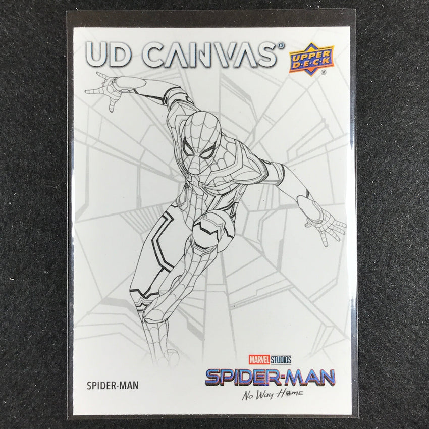 2023 Spider-man No Way Home Spider-man Ud Canvas Sketch Base No 35