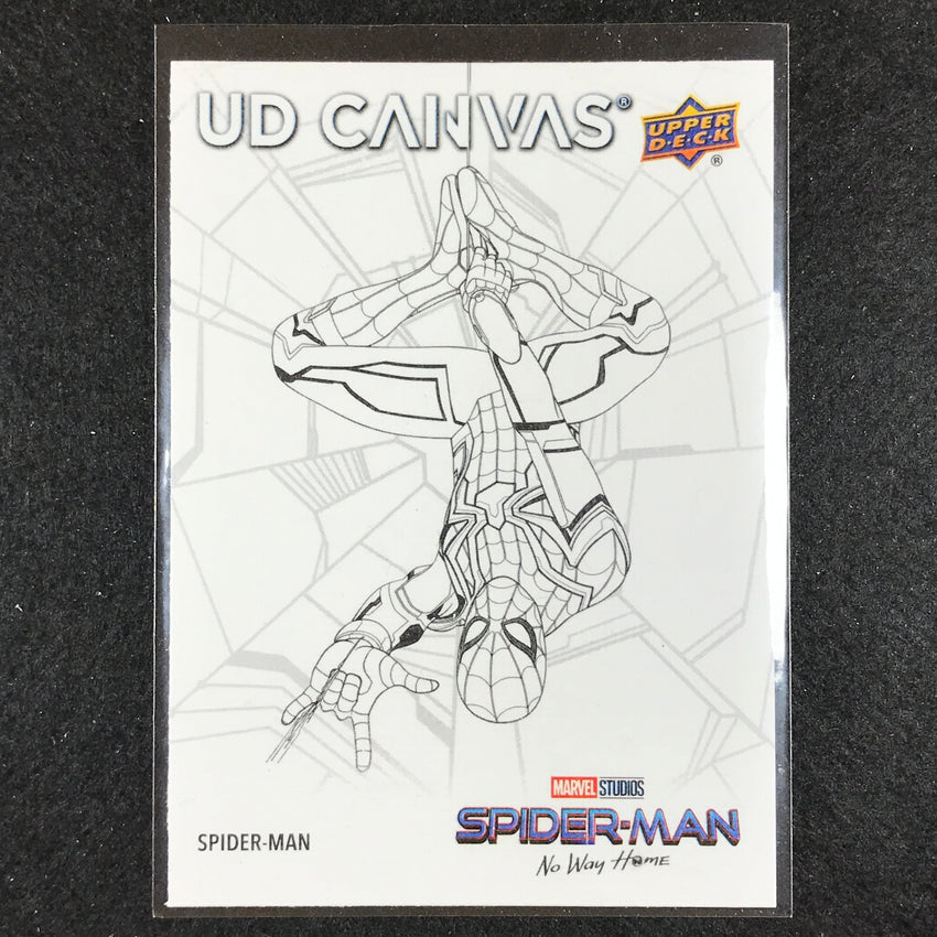 2023 Spider-man No Way Home Spider-man Ud Canvas Sketch Base No 37