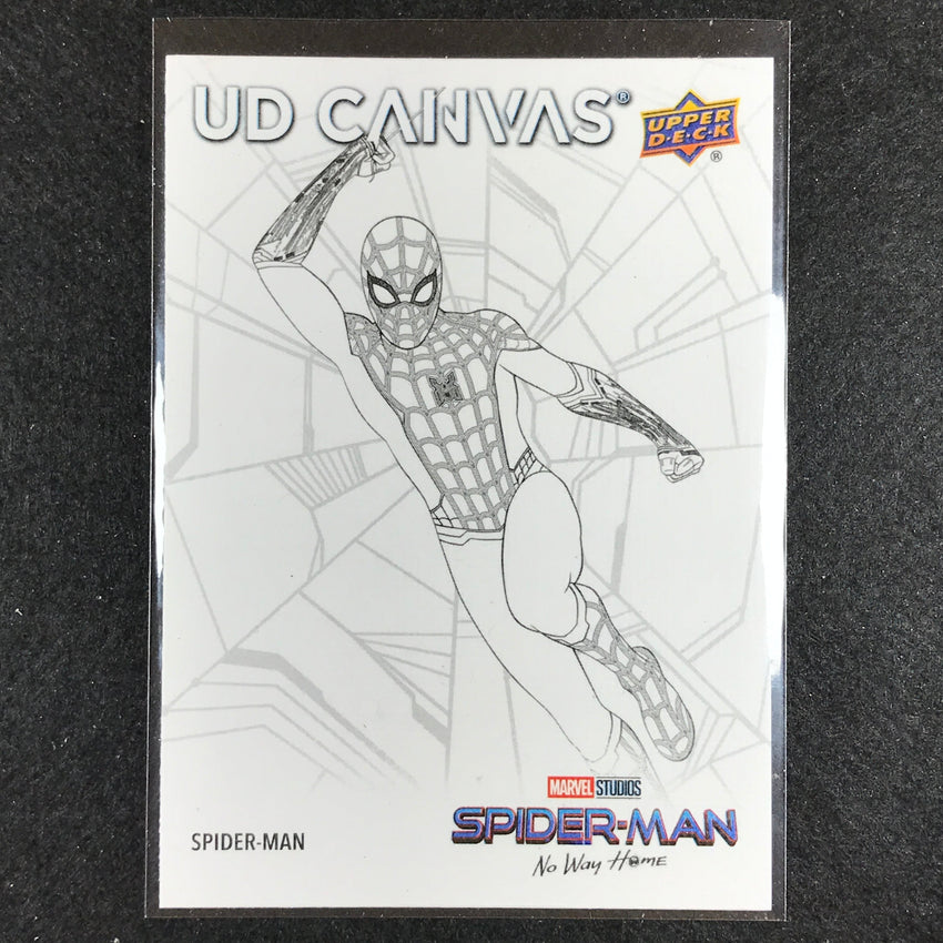 2023 Spider-man No Way Home Spider-man Ud Canvas Sketch Base No 38
