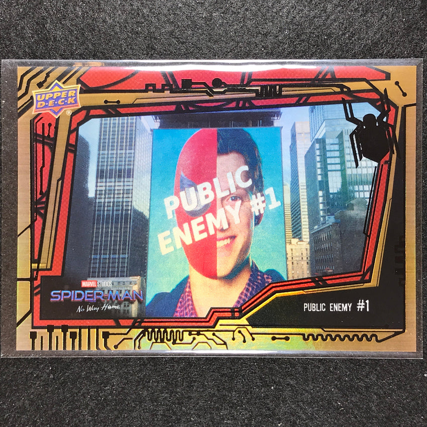 2023 Spider-man No Way Home Public Enemy No 1 Base Spider-man Foil 69/299