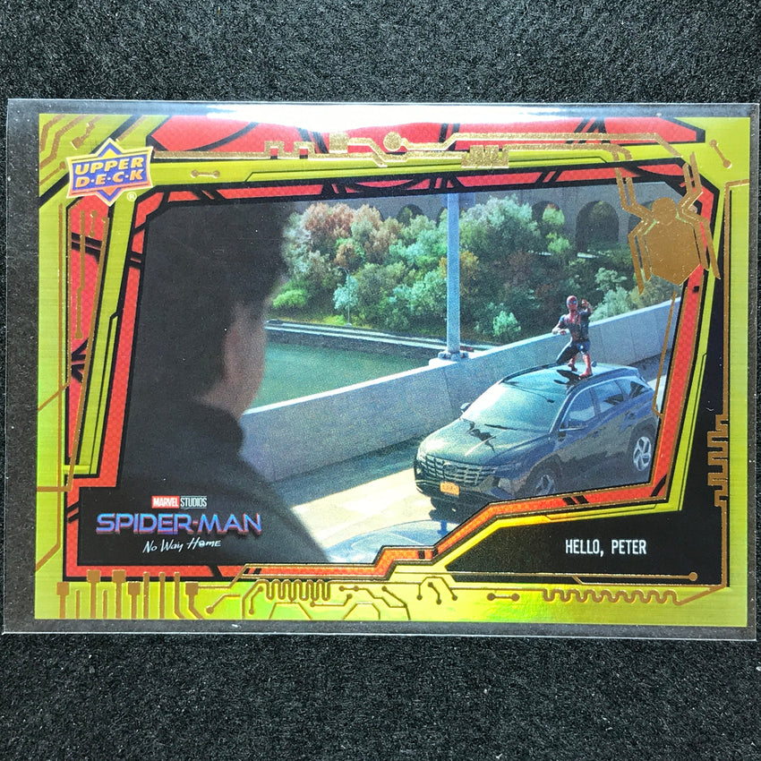 2023 Spider-man No Way Home Hello Peter Base Spider-man Gold Foil 297/299