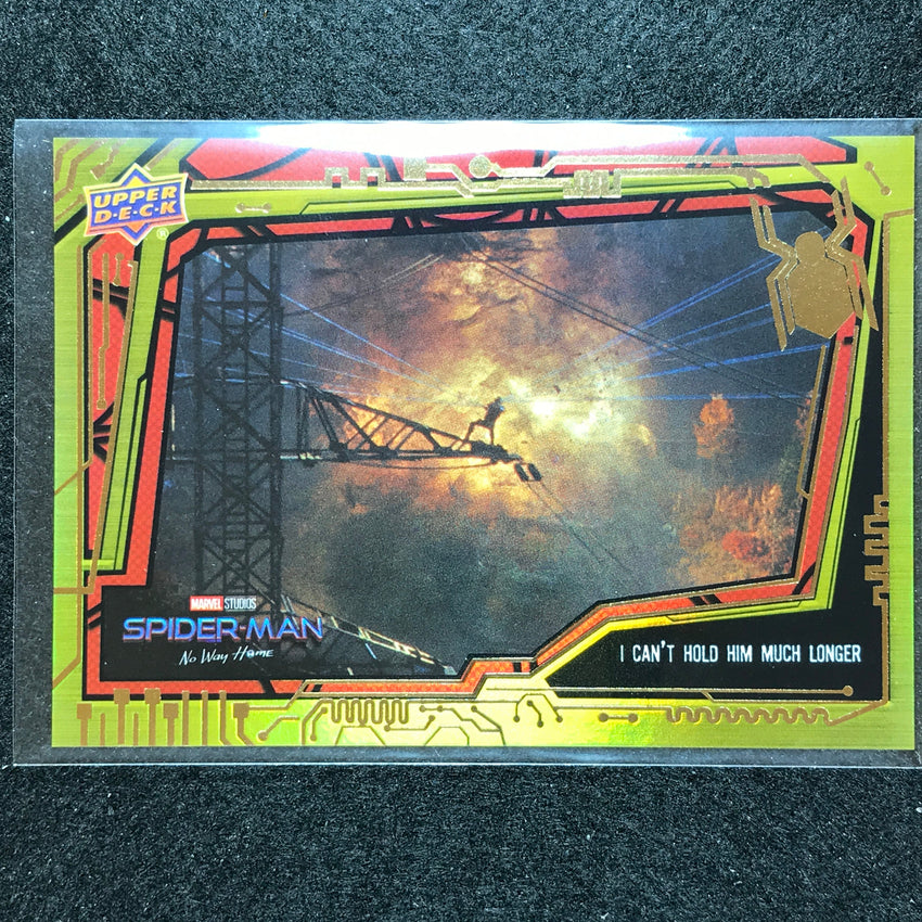 2023 Spider-man No Way Home I Cant Hold It Base Spider-man Gold Foil 282/299