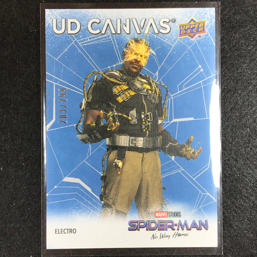 2023 Spider-man No Way Home Electro Ud Canvas High Render Blue 283/299 No 5