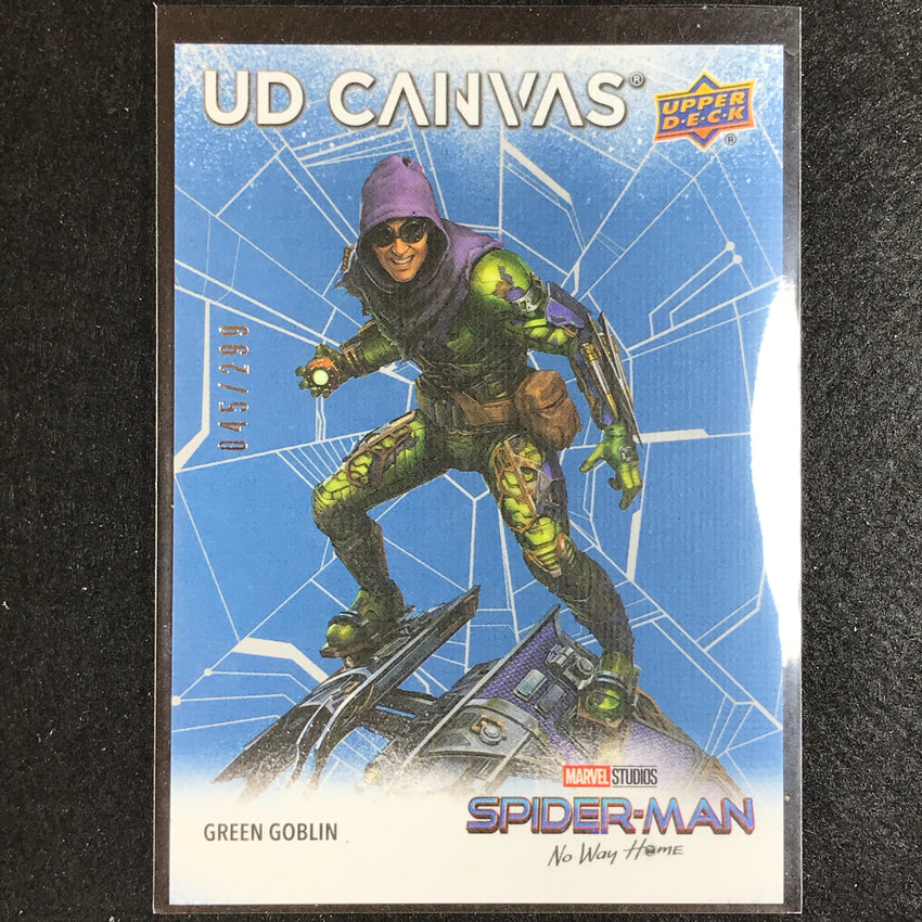 2023 Spider-man No Way Home Green Goblin Ud Canvas High Render Blue 45/299 No 12