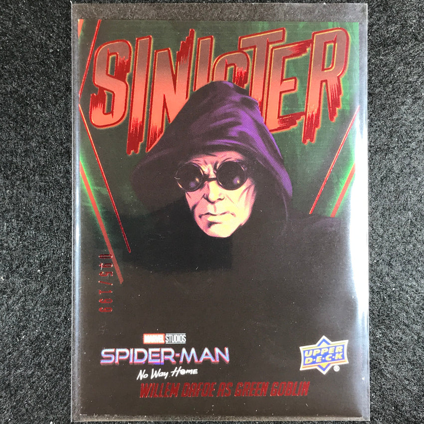 2023 Spider-man No Way Home Willem Dafoe As Green Goblin Sinister Red 95/199