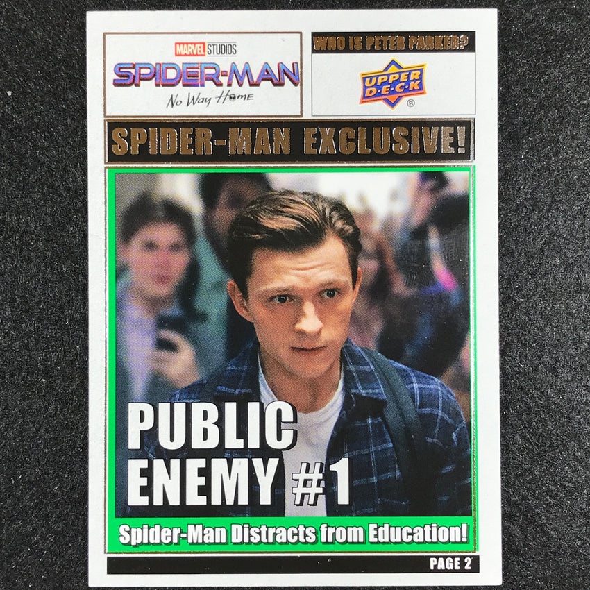 2023 Spider-man No Way Home Tom Holland As Spider-man Public Enemy No 1 Base No 1