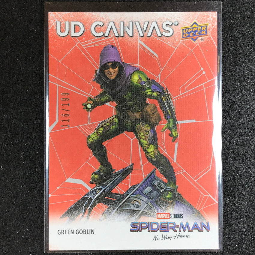 2023 Spider-man No Way Home Green Goblin Ud Canvas High Render Red 116/199 No 12
