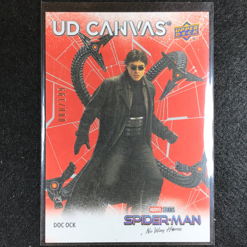 2023 Spider-man No Way Home Doc Ock Ud Canvas High Render Red 80/199 No 17