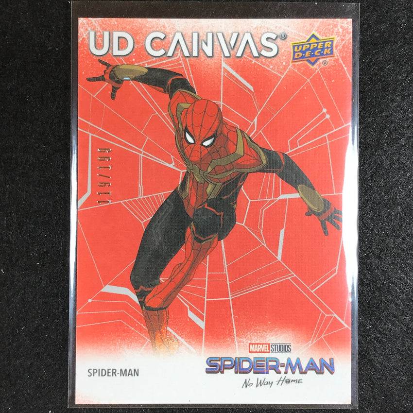 2023 Spider-man No Way Home Spider-man Ud Canvas Vector Red 119/199no 26