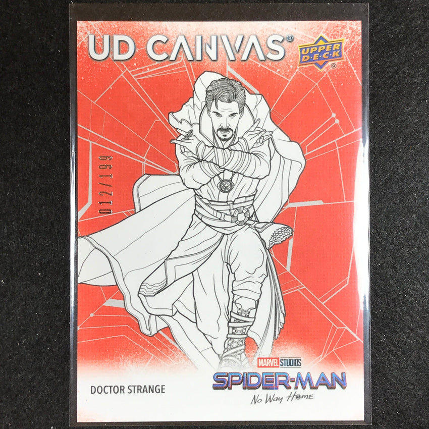 2023 Spider-man No Way Home Doctor Strange Ud Canvas Sketch Red 12/199 No 34