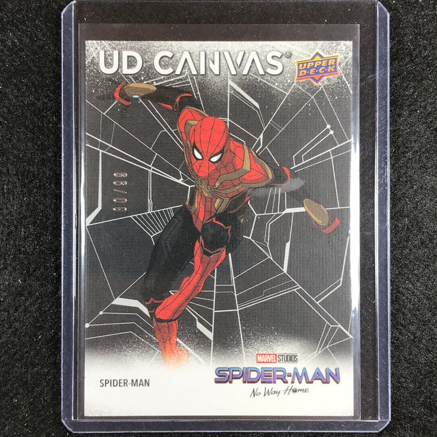 2023 Spider-man No Way Home Spider-man Ud Canvas Vector Black 80/99 No 26