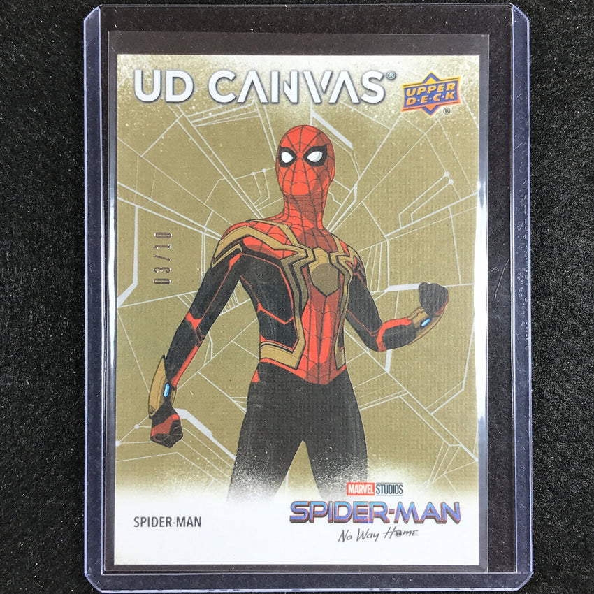 2023 Spider-man No Way Home Spider-man Ud Canvas Vector Gold 3/10 No 22