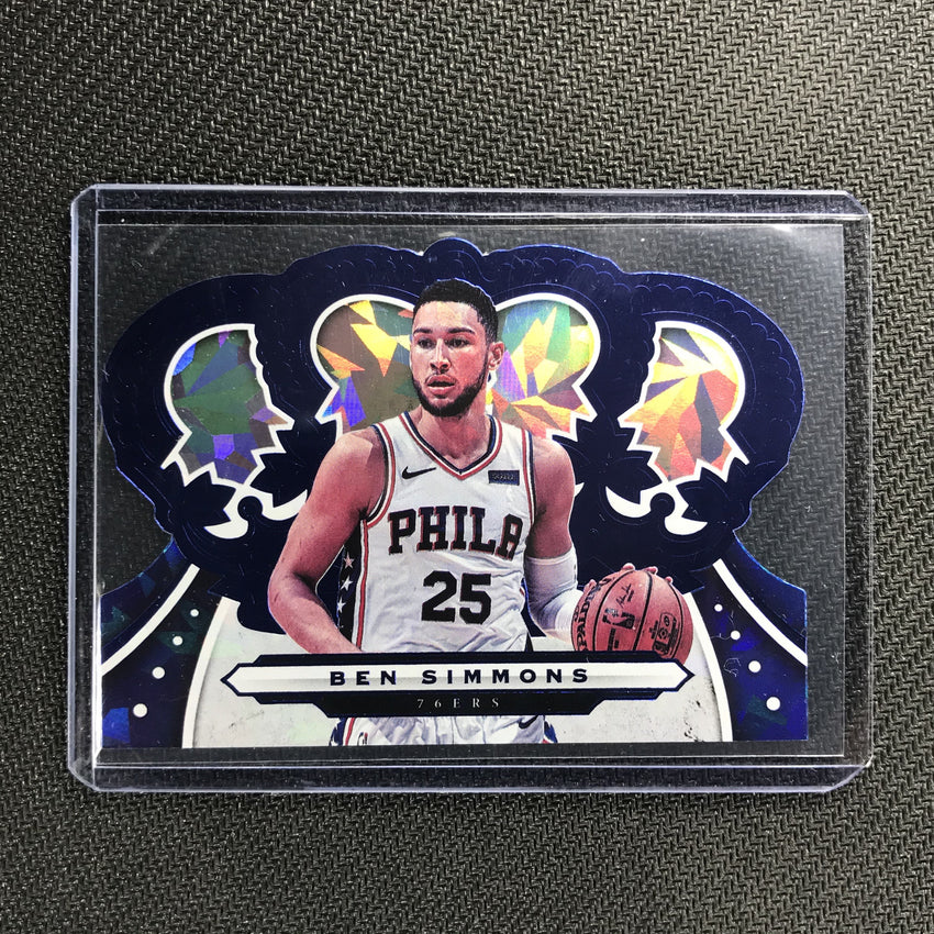 2019-20 Crown Royale BEN SIMMONS Diecut Blue 53/99-Cherry Collectables