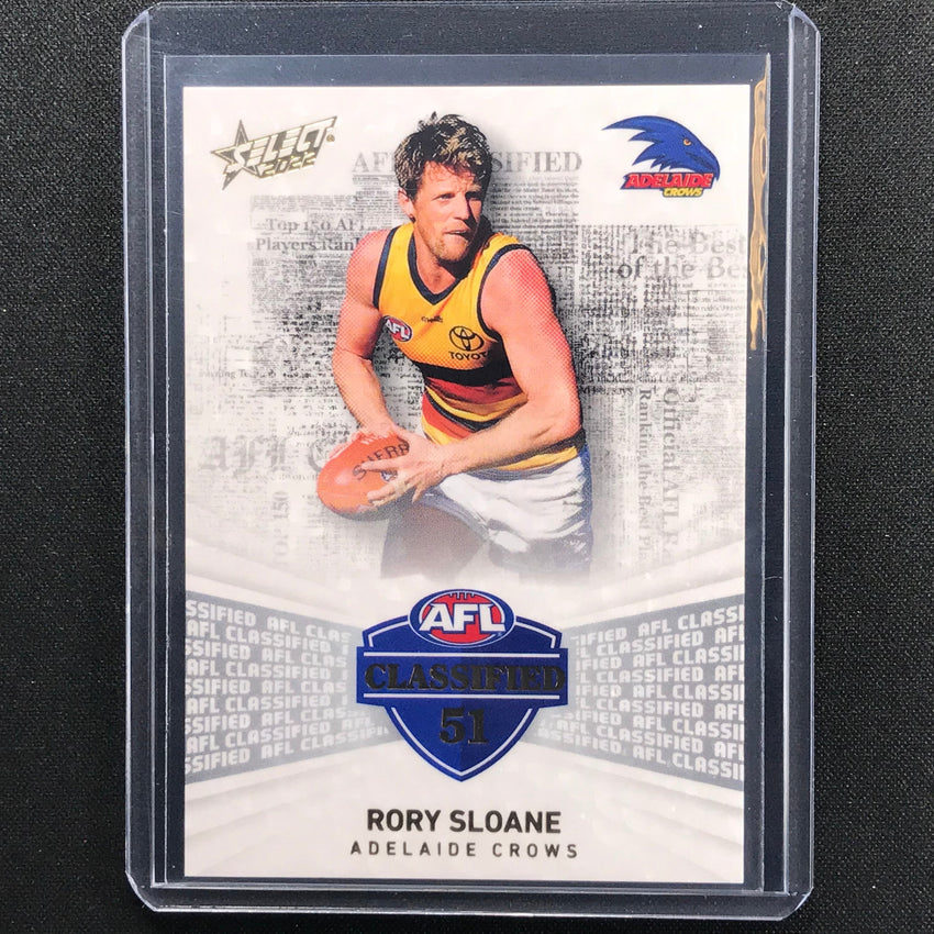 2022 Footy Stars Rory Sloane Afl Classified 005/270