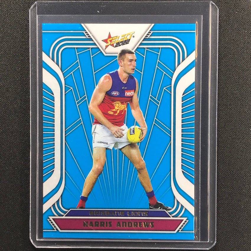 2022 Footy Stars Harris Andrews Fractured Arctic Blue 76/190