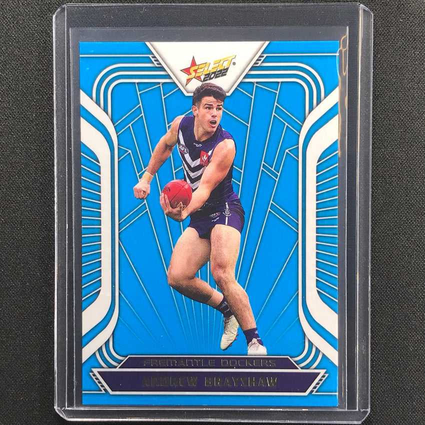 2022 Footy Stars Andrew Brayshaw Fractured Arctic Blue 002/190