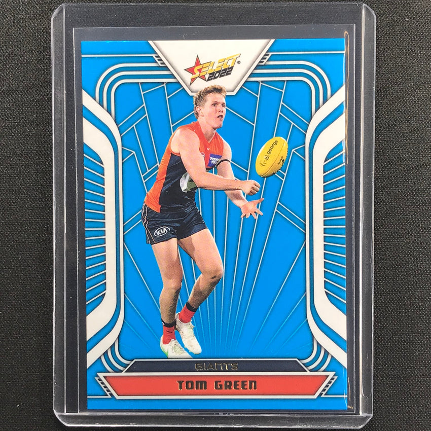 2022 Footy Stars Tom Green Fractured Arctic Blue 94/190