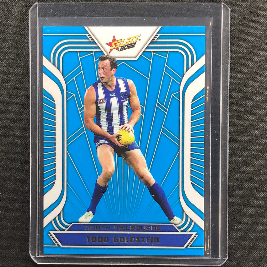 2022 Footy Stars Todd Goldstein Fractured Arctic Blue 98/190