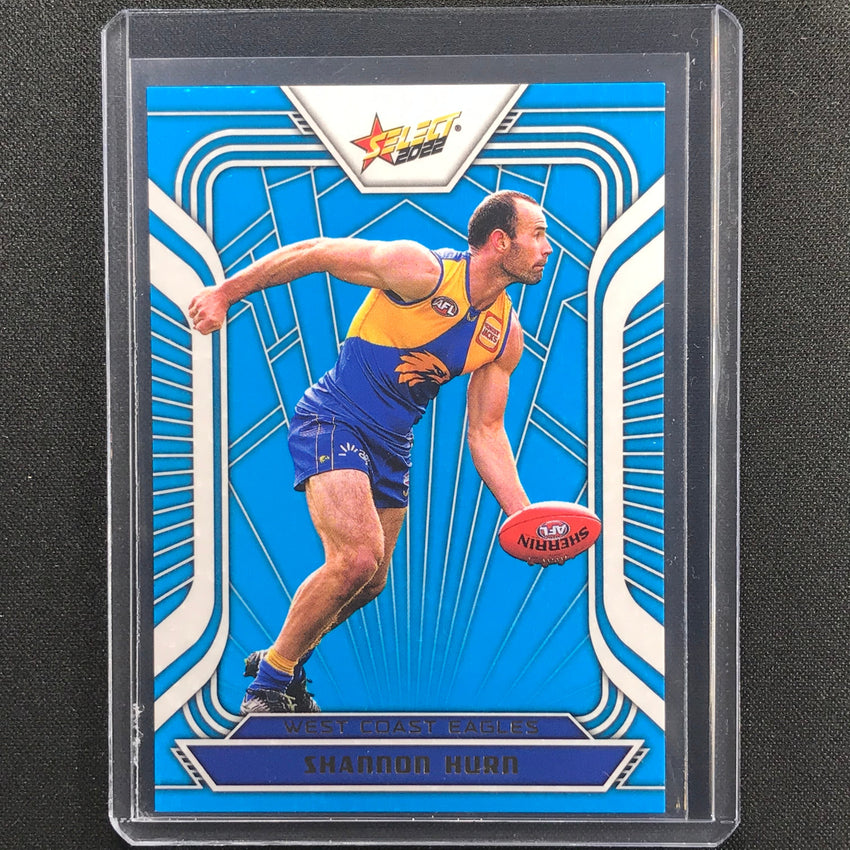 2022 Footy Stars Shannon Hurn Fractured Arctic Blue 111/190
